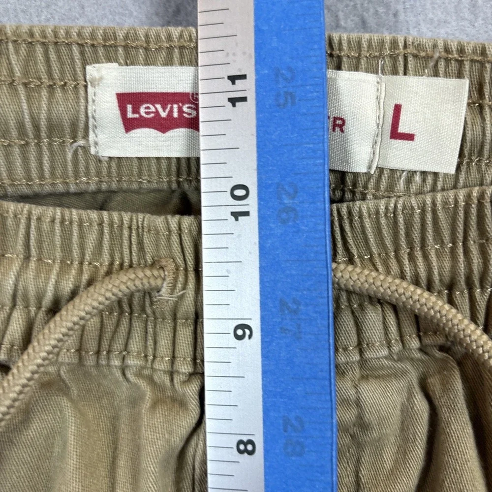 Levi's Strauss Signature Brown Khaki Jogger Pants Youth Size Large Cargo